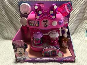 Disney Jr. Minnie Mouse Rise & Shine Bowrista Set 10-Piece Play Espresso Machine